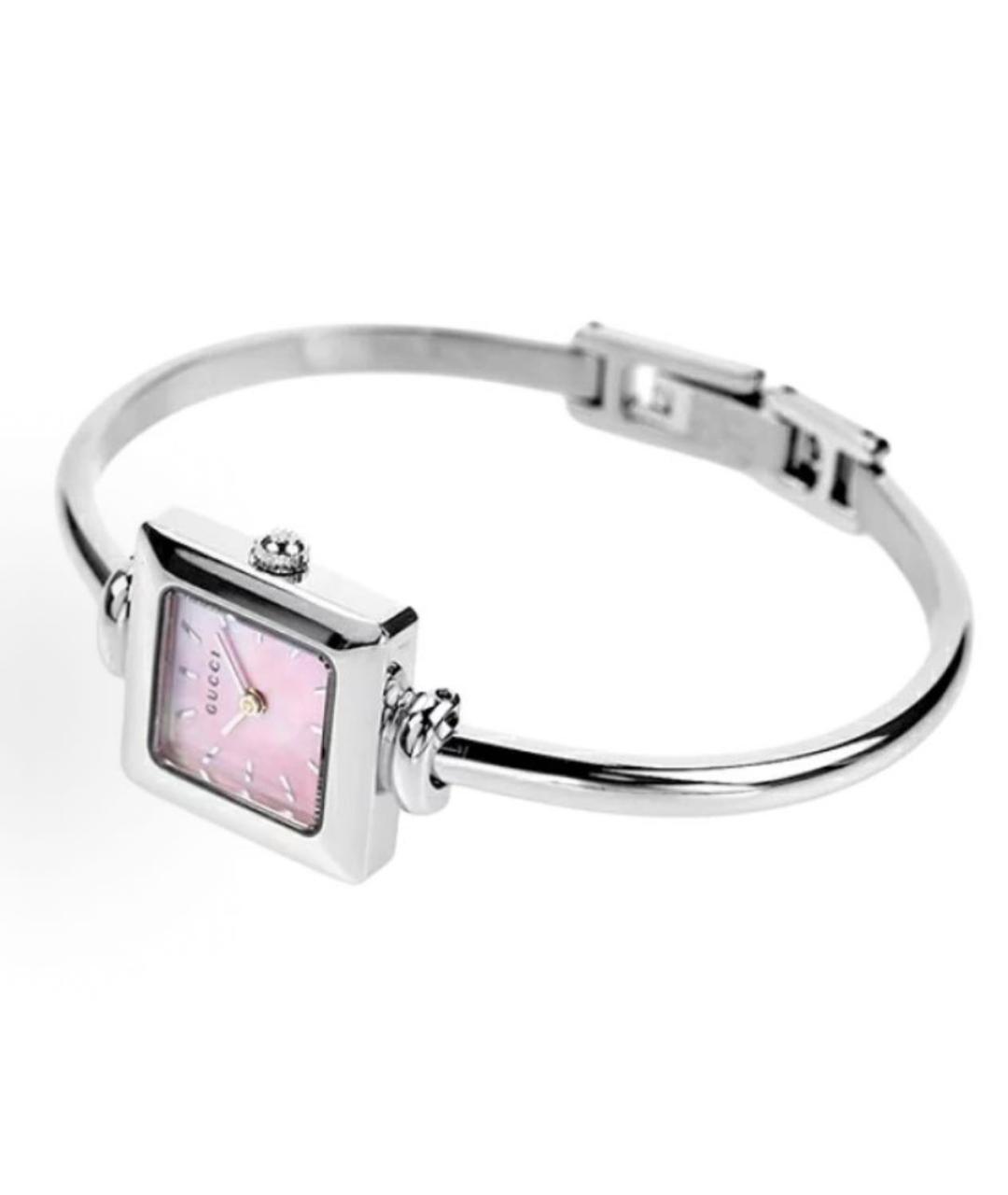 GUCCI Серебряные стальные часы, фото 4