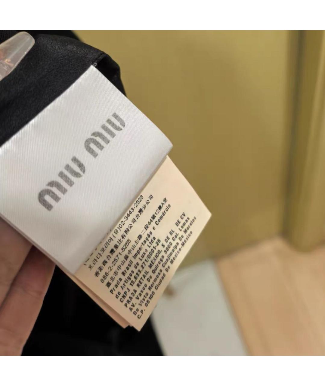 MIU MIU Черное вечернее платье, фото 5