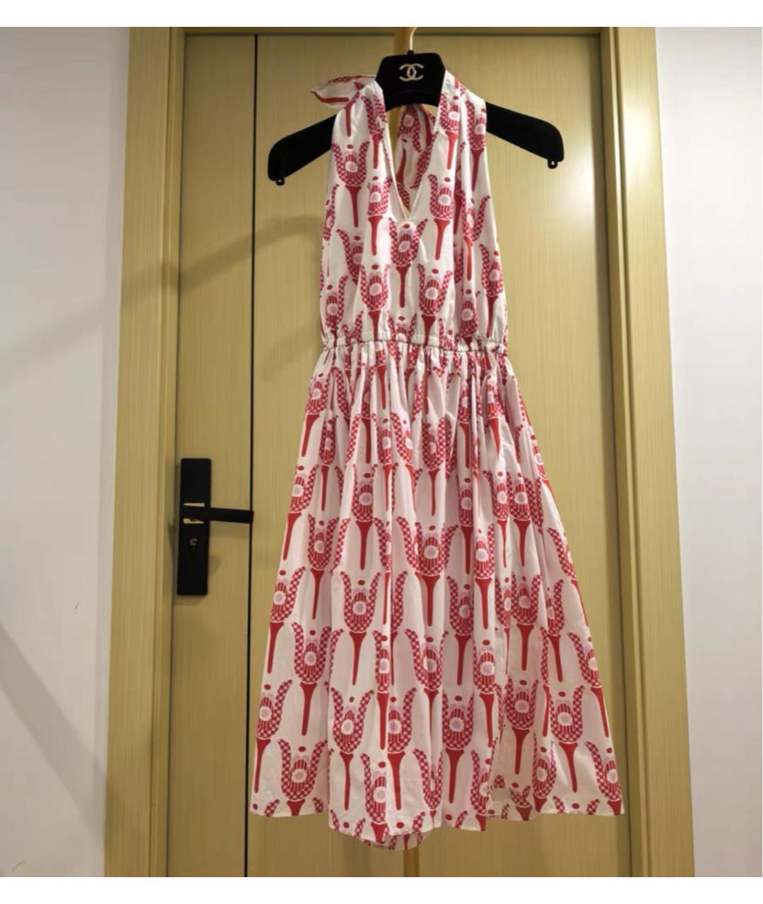 MIU MIU Розовый хлопковый сарафан, фото 3