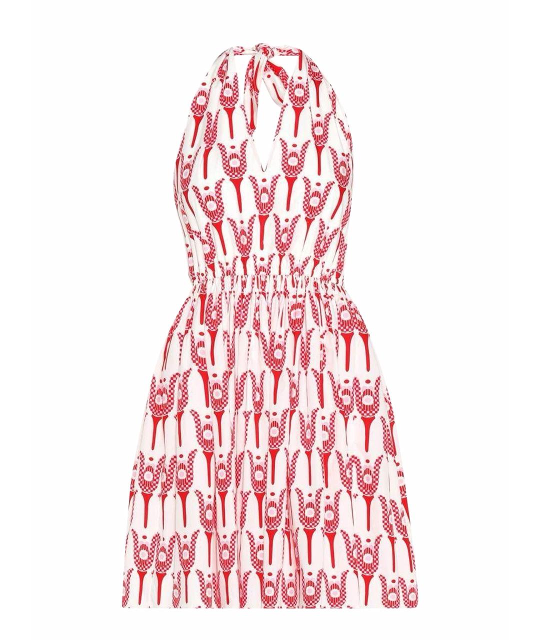 MIU MIU Розовый хлопковый сарафан, фото 1