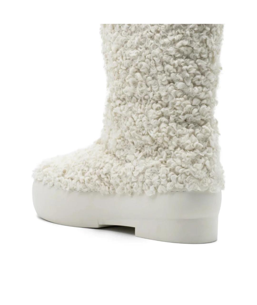 GIABORGHINI Белые текстильные сапоги, фото 3