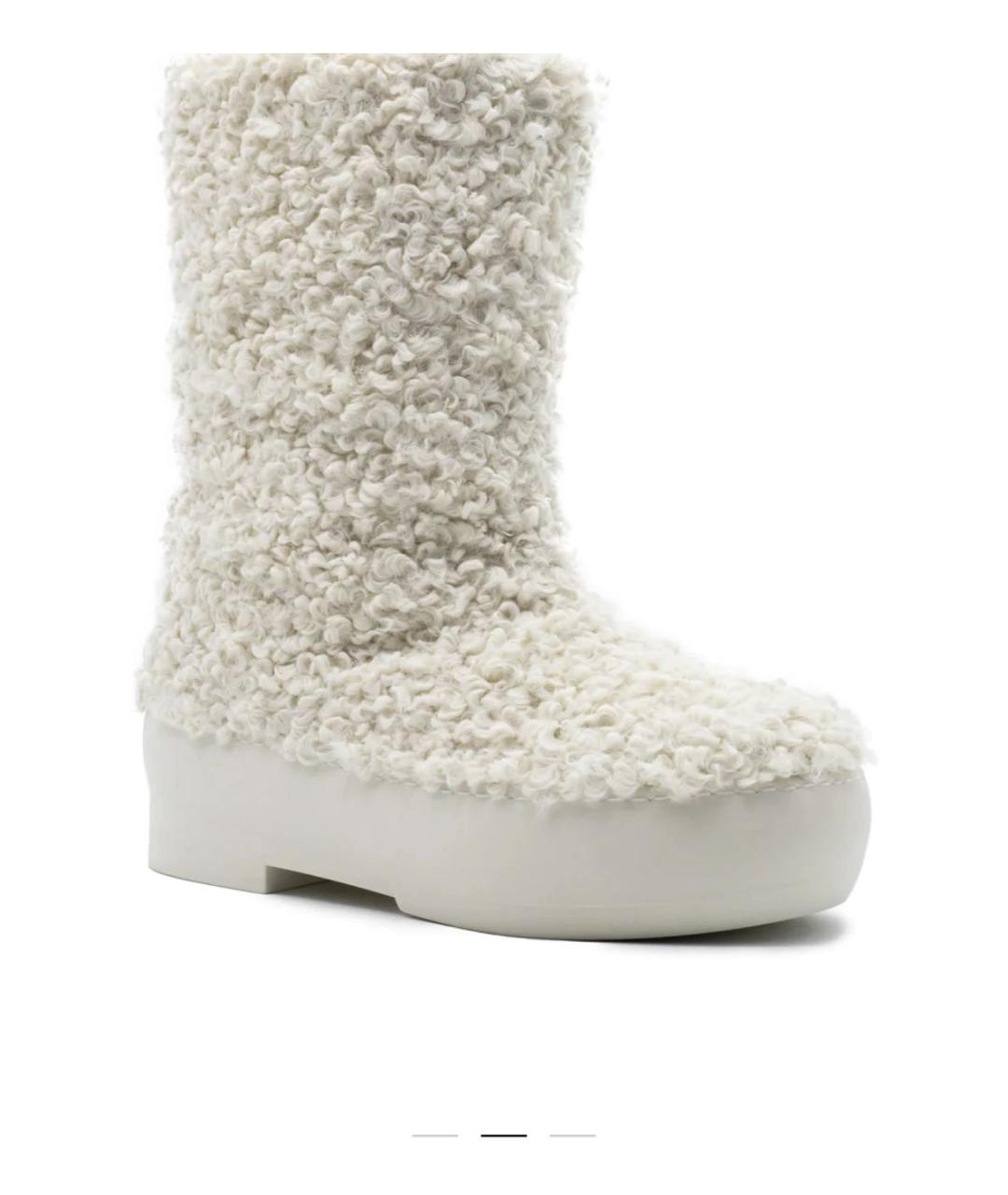 GIABORGHINI Белые текстильные сапоги, фото 2