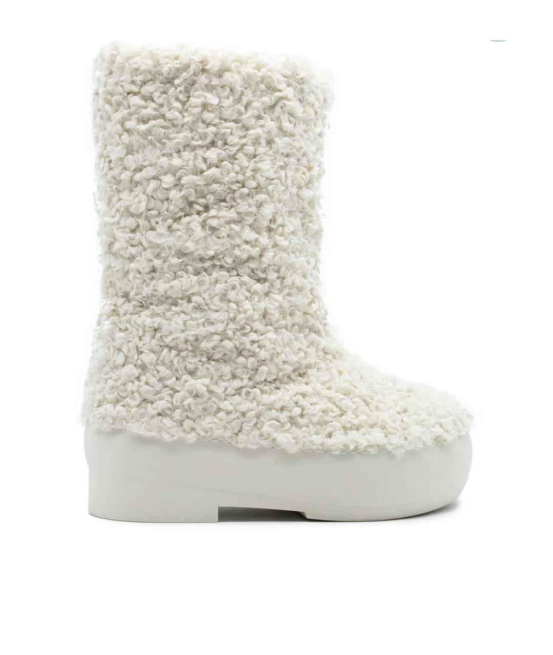 GIABORGHINI Белые текстильные сапоги, фото 4