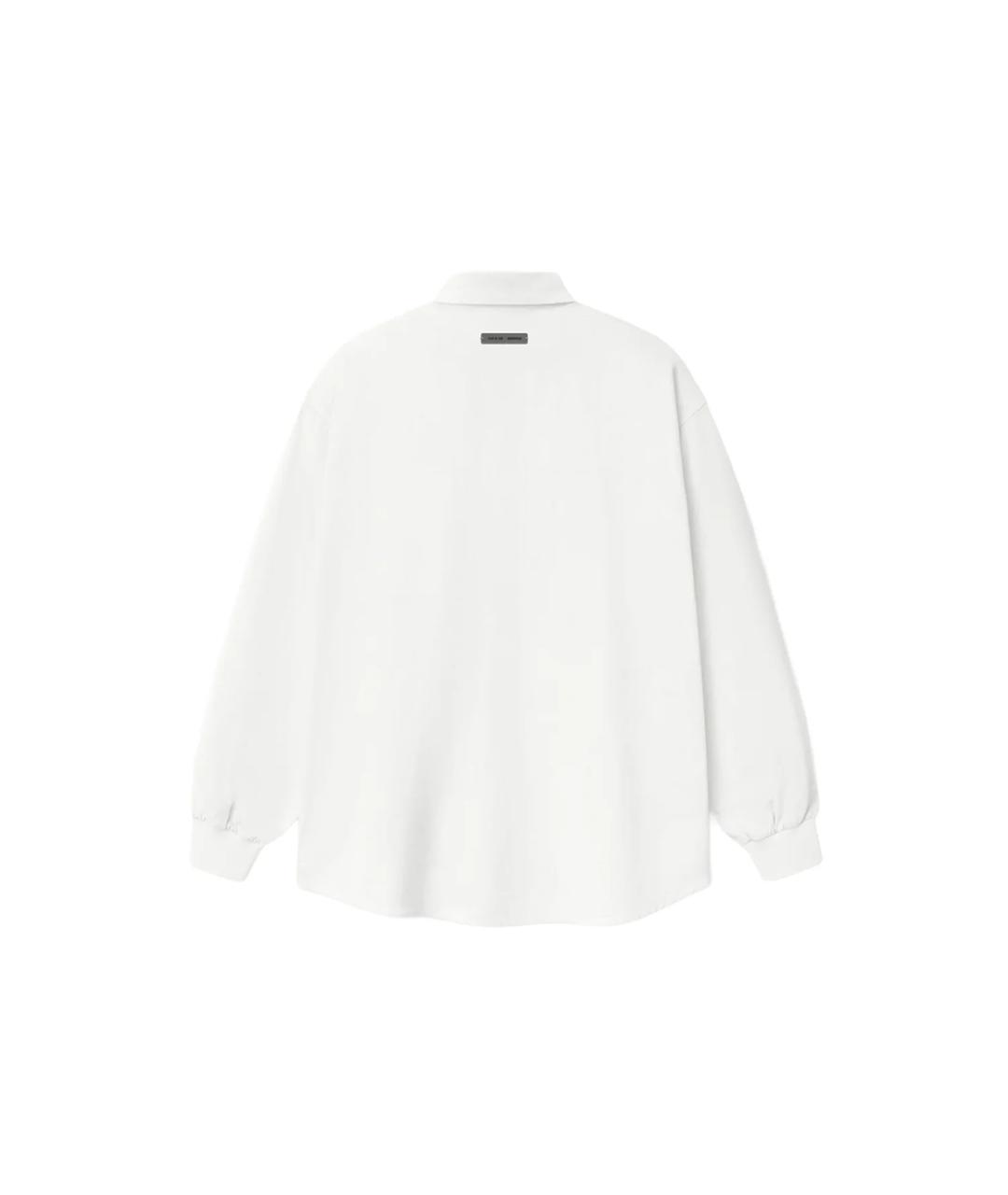 FEAR OF GOD ESSENTIALS Белая хлопковая классическая рубашка, фото 2