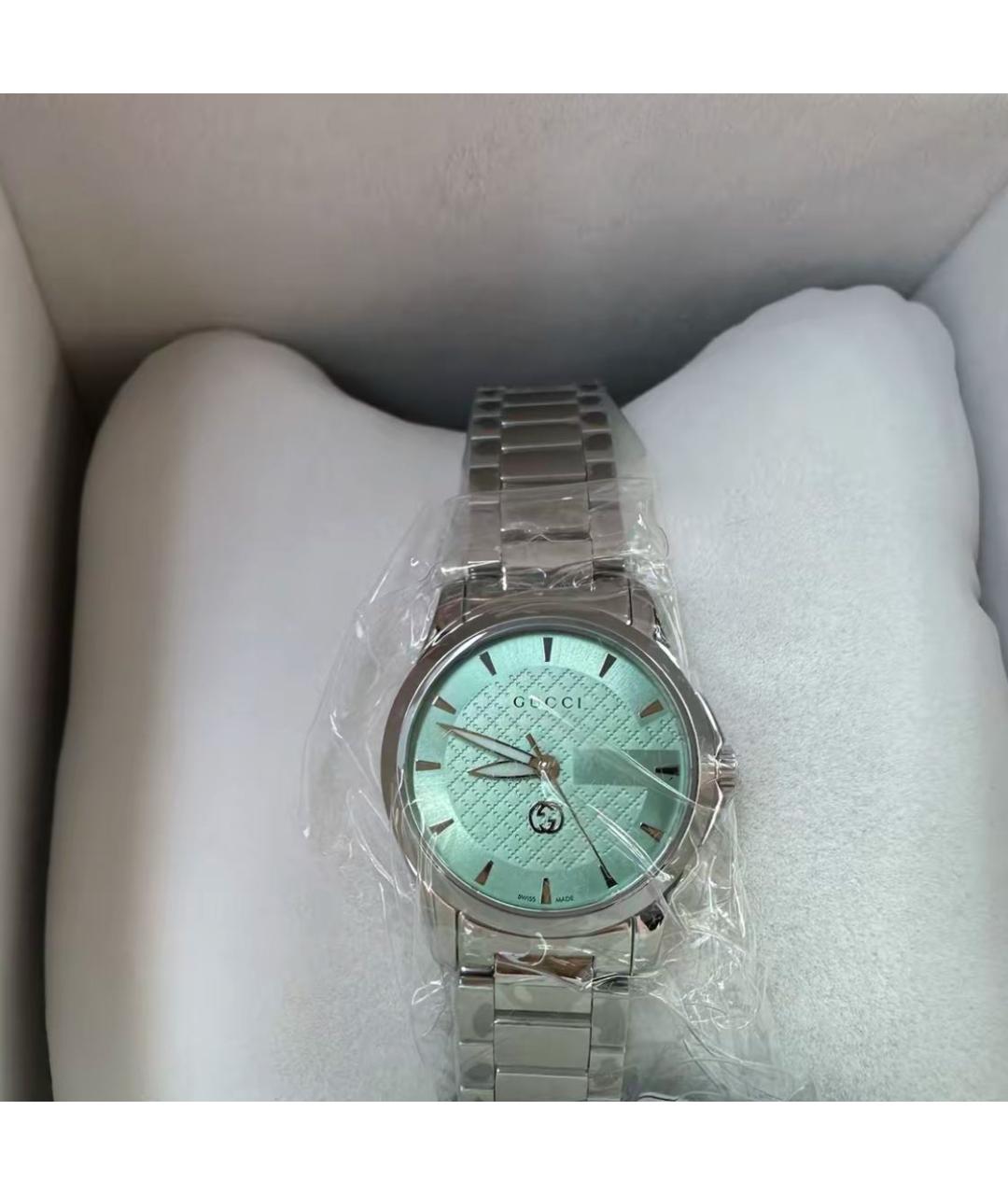 GUCCI Серебряные часы, фото 5