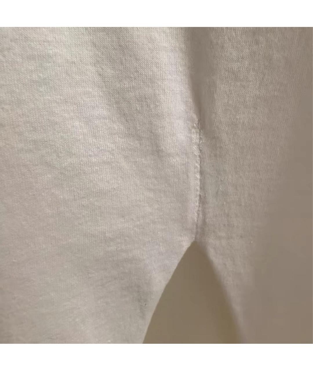 MIU MIU Белая хлопковая футболка, фото 7