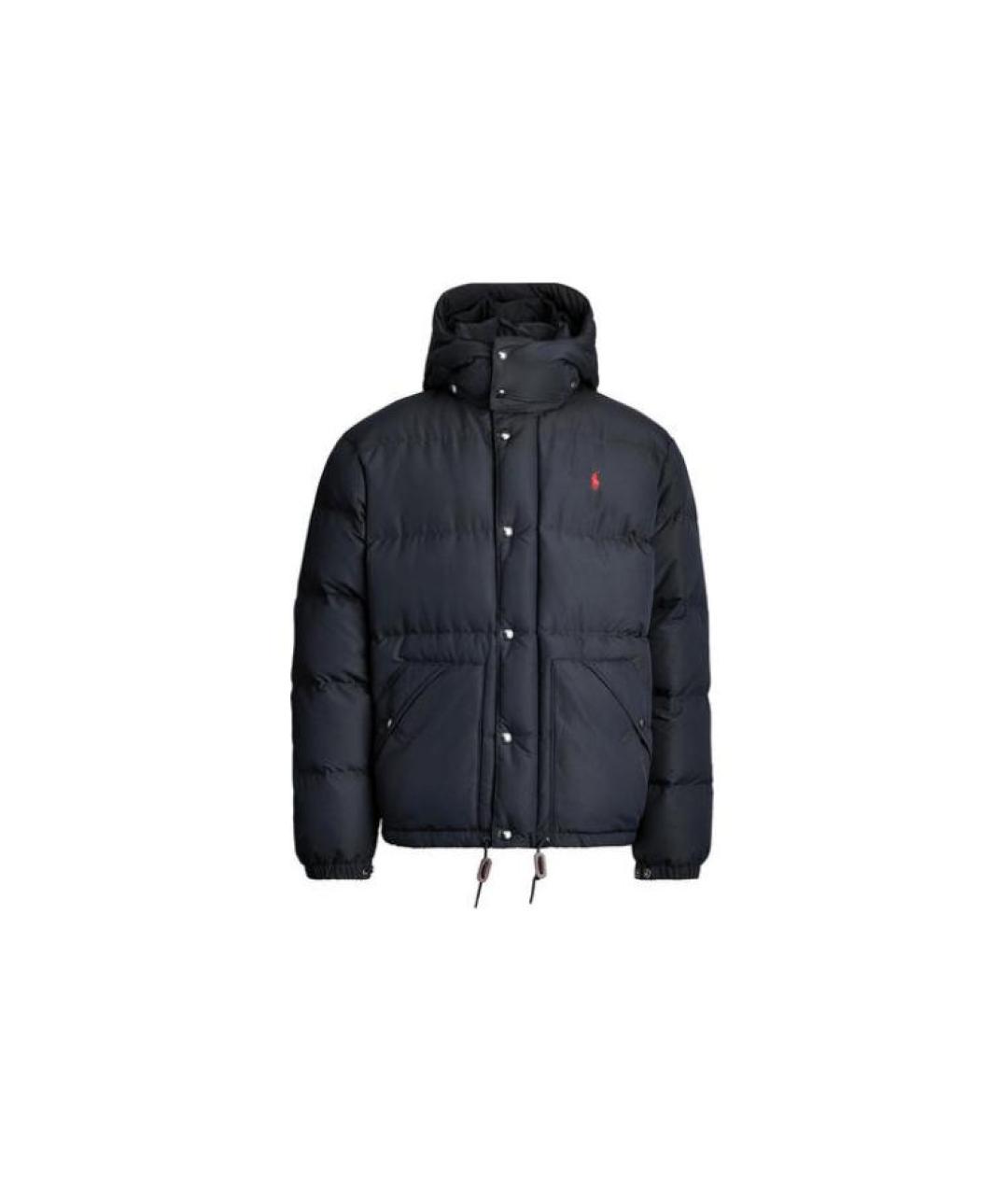 POLO RALPH LAUREN Черный пуховик, фото 1