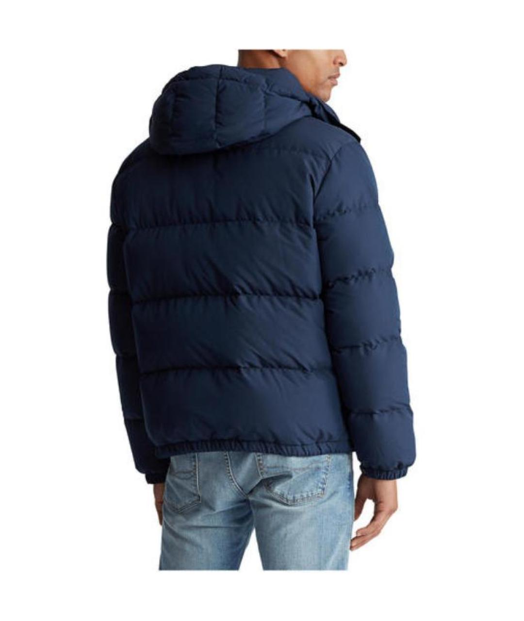 POLO RALPH LAUREN Синяя полиамидовая куртка, фото 2