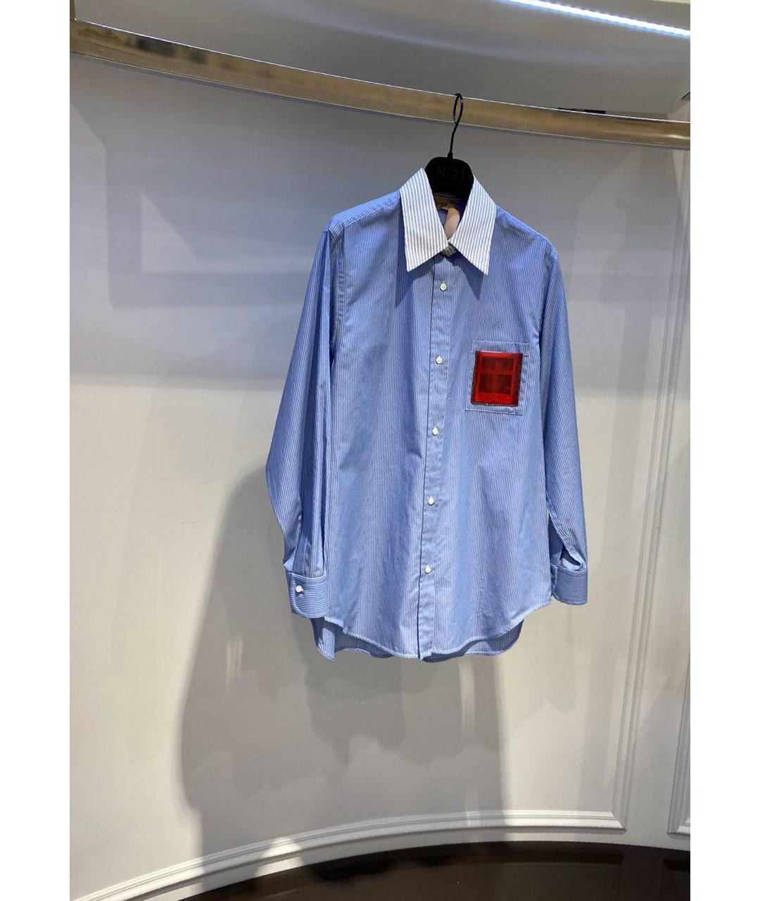 NO. 21 Голубая хлопковая рубашка, фото 2