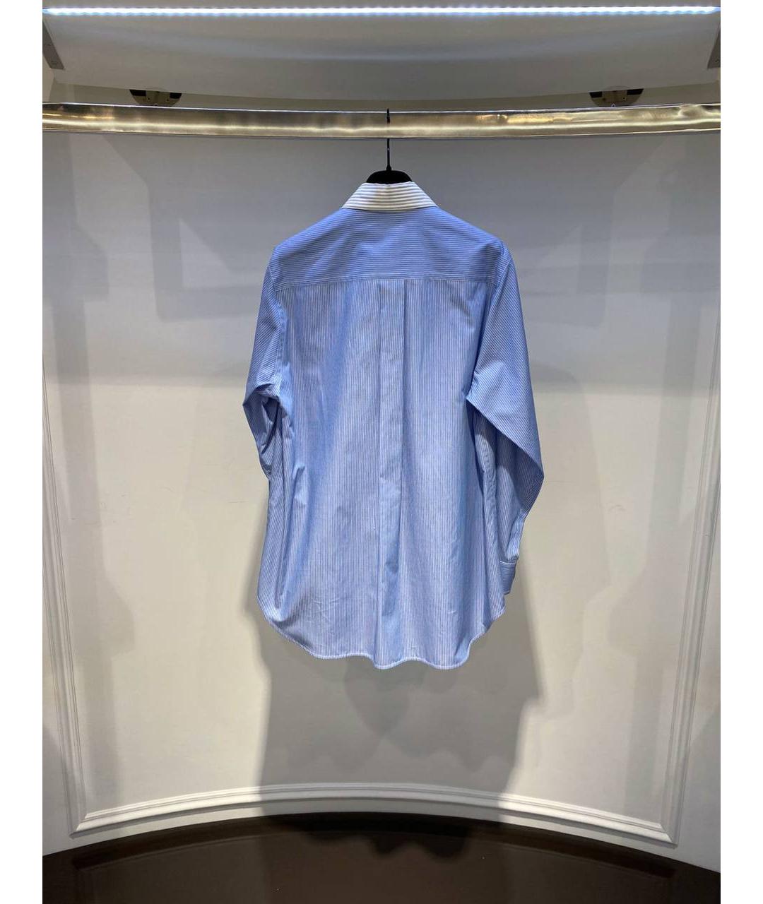 NO. 21 Голубая хлопковая рубашка, фото 3