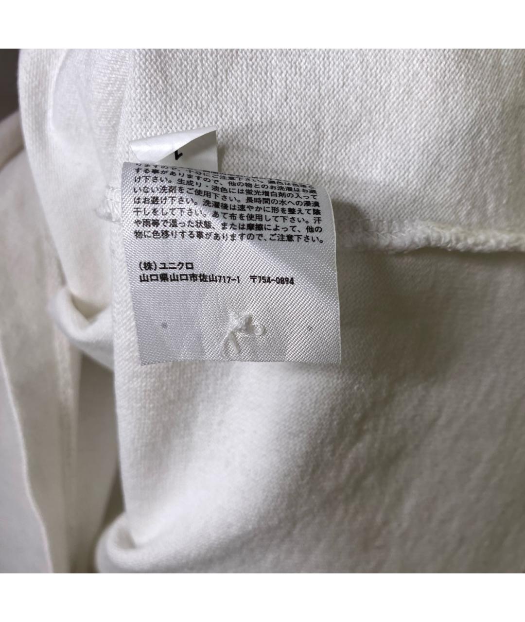 J.W.ANDERSON Белое хлопковое поло с длинным рукавом, фото 7