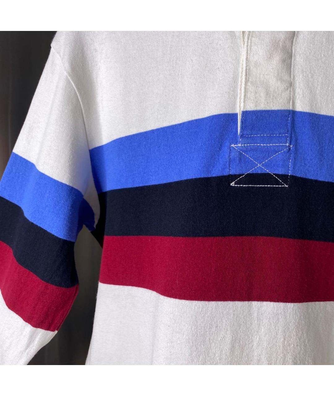 J.W.ANDERSON Белое хлопковое поло с длинным рукавом, фото 5