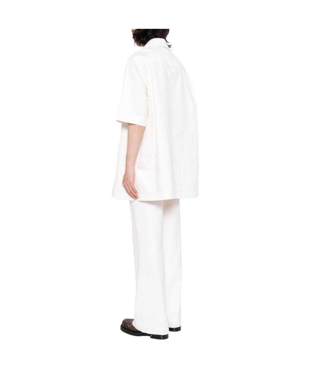 JIL SANDER Белая кэжуал рубашка, фото 3