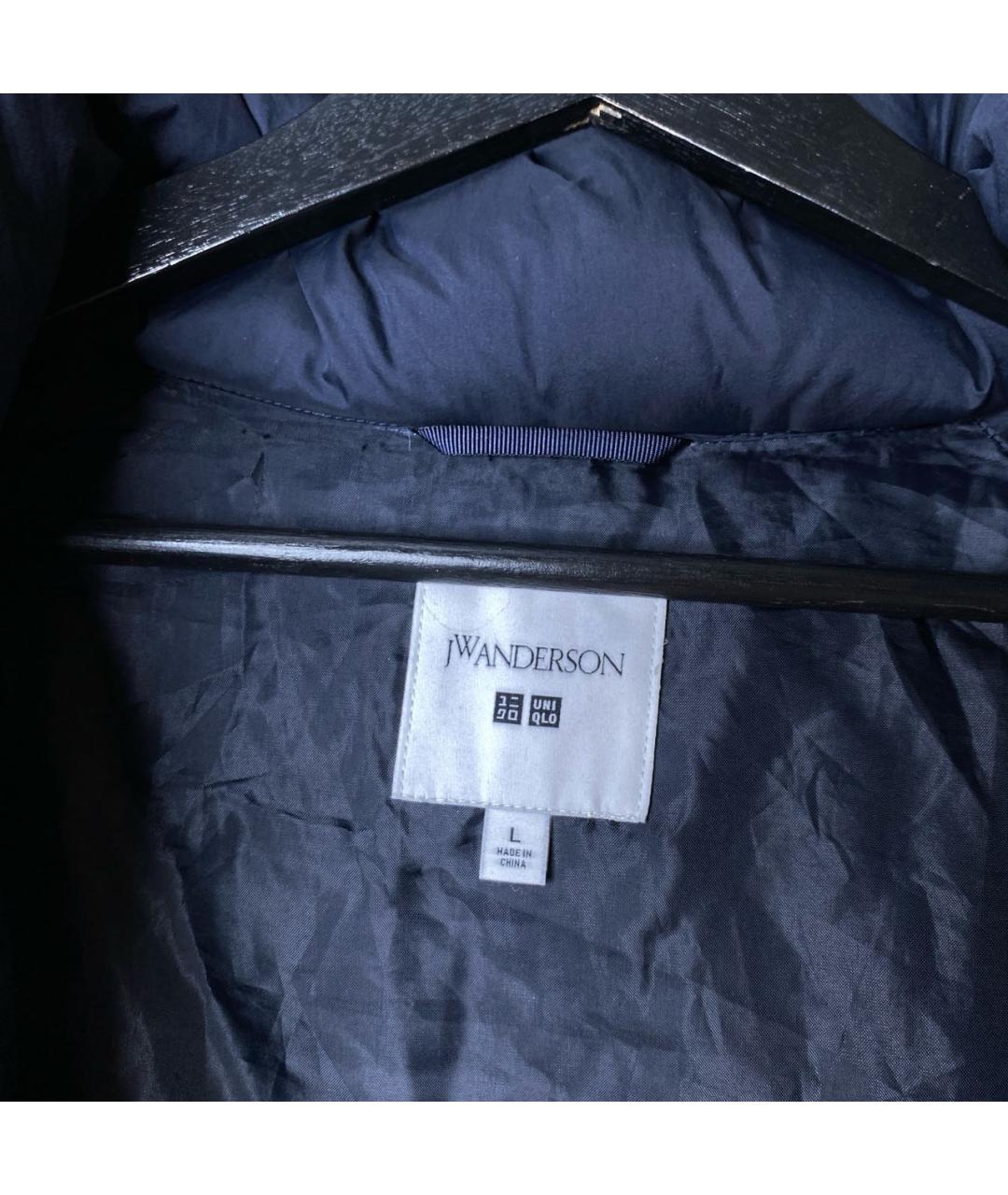 J.W.ANDERSON Синий полиэстеровый пуховик, фото 6