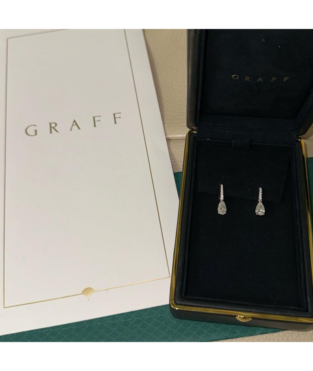 GRAFF Белые серьги из белого золота, фото 3