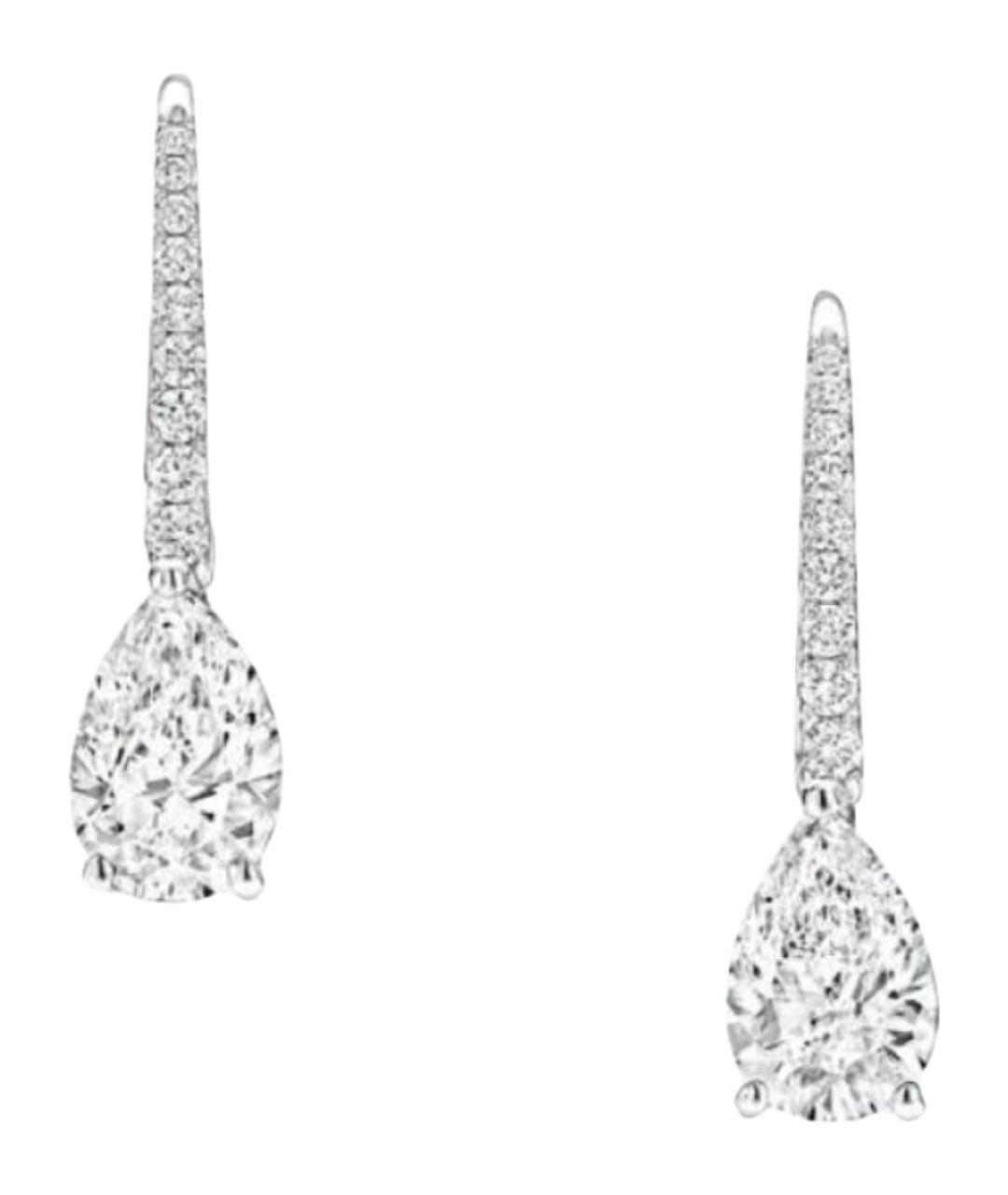 GRAFF Белые серьги из белого золота, фото 1