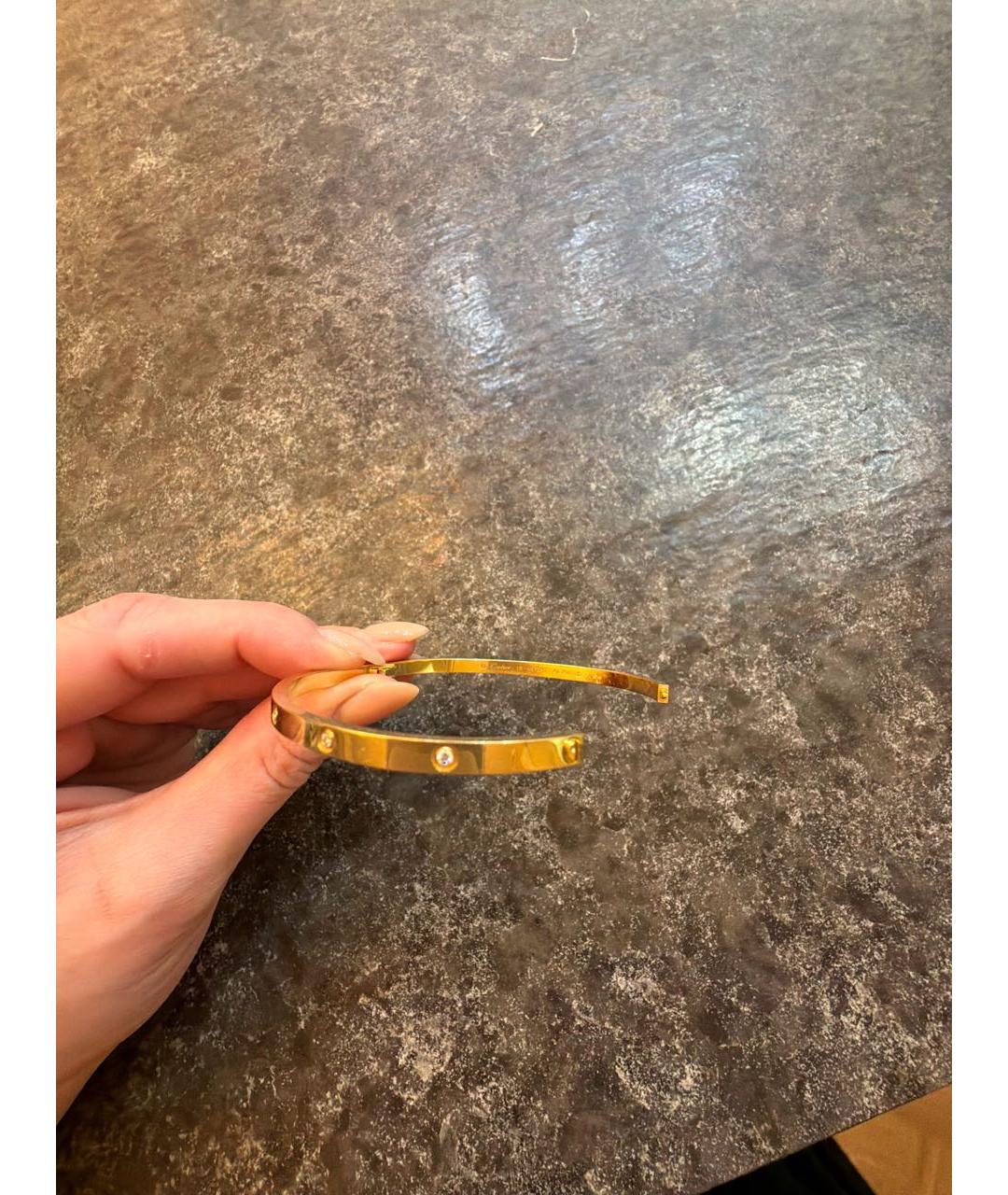 CARTIER Желтый браслет из желтого золота, фото 3