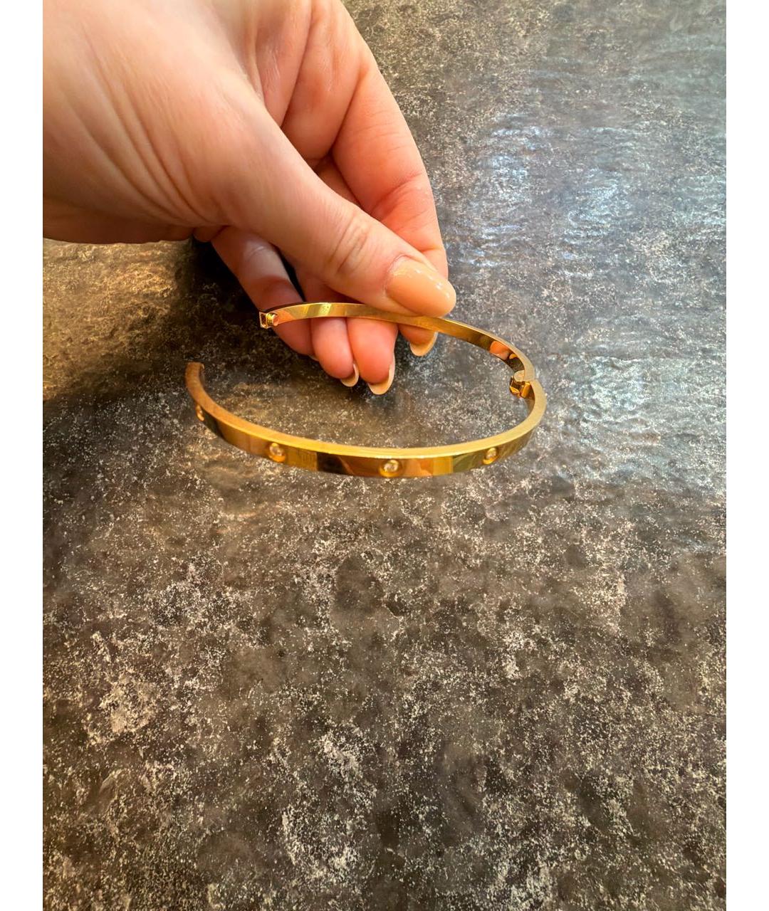 CARTIER Желтый браслет из желтого золота, фото 8