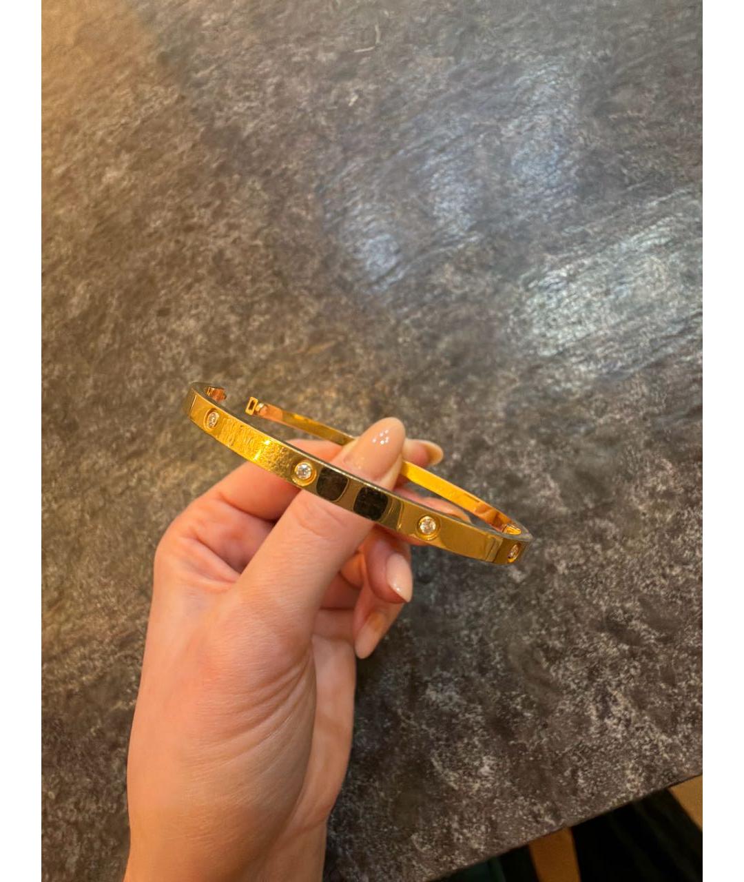 CARTIER Желтый браслет из желтого золота, фото 4