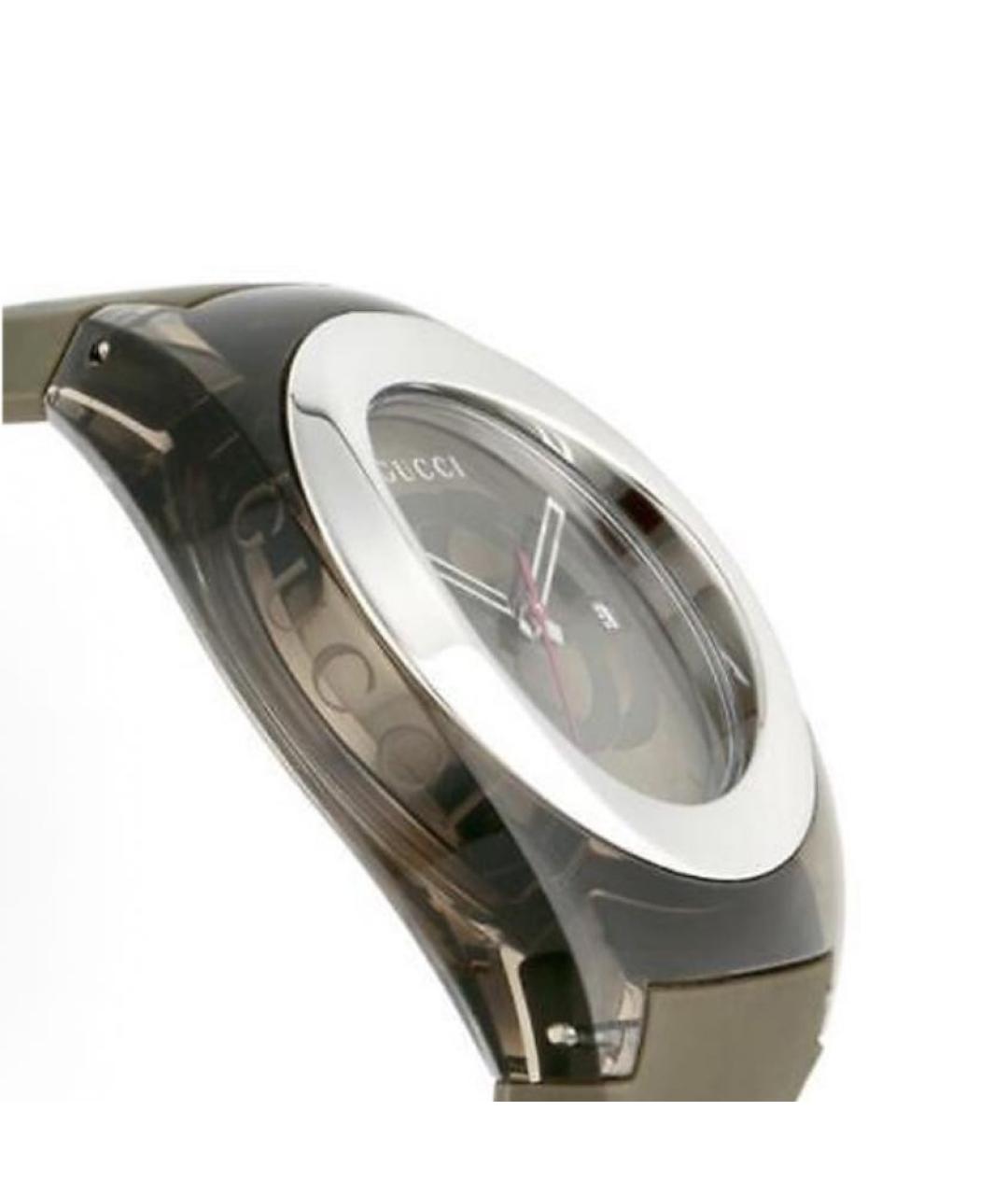 GUCCI Хаки стальные часы, фото 5
