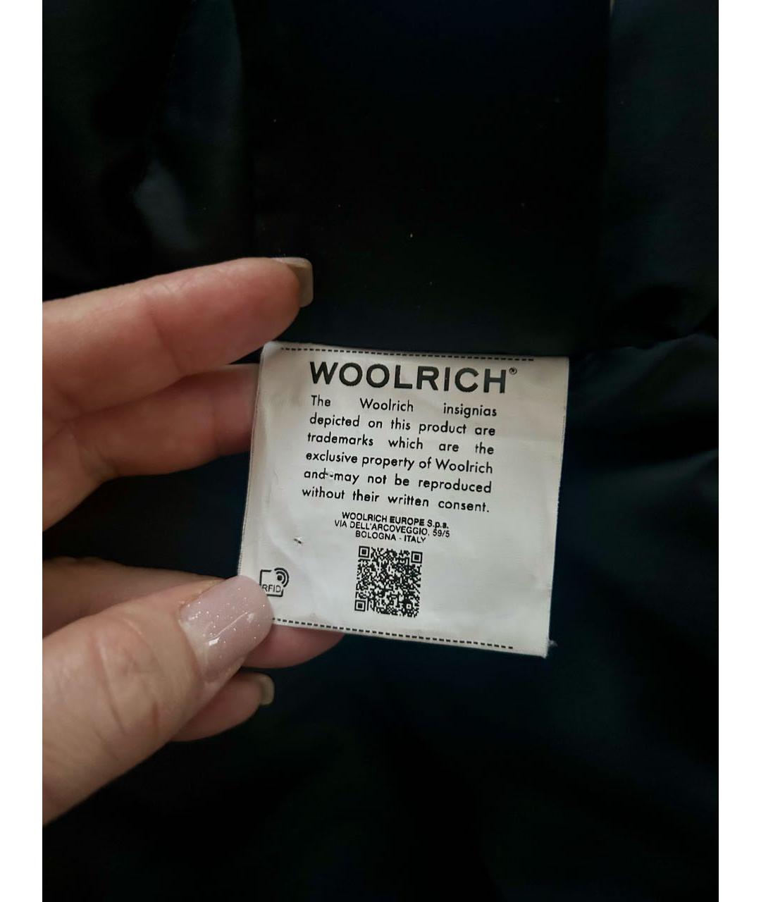 WOOLRICH Темно-синий пуховик, фото 8