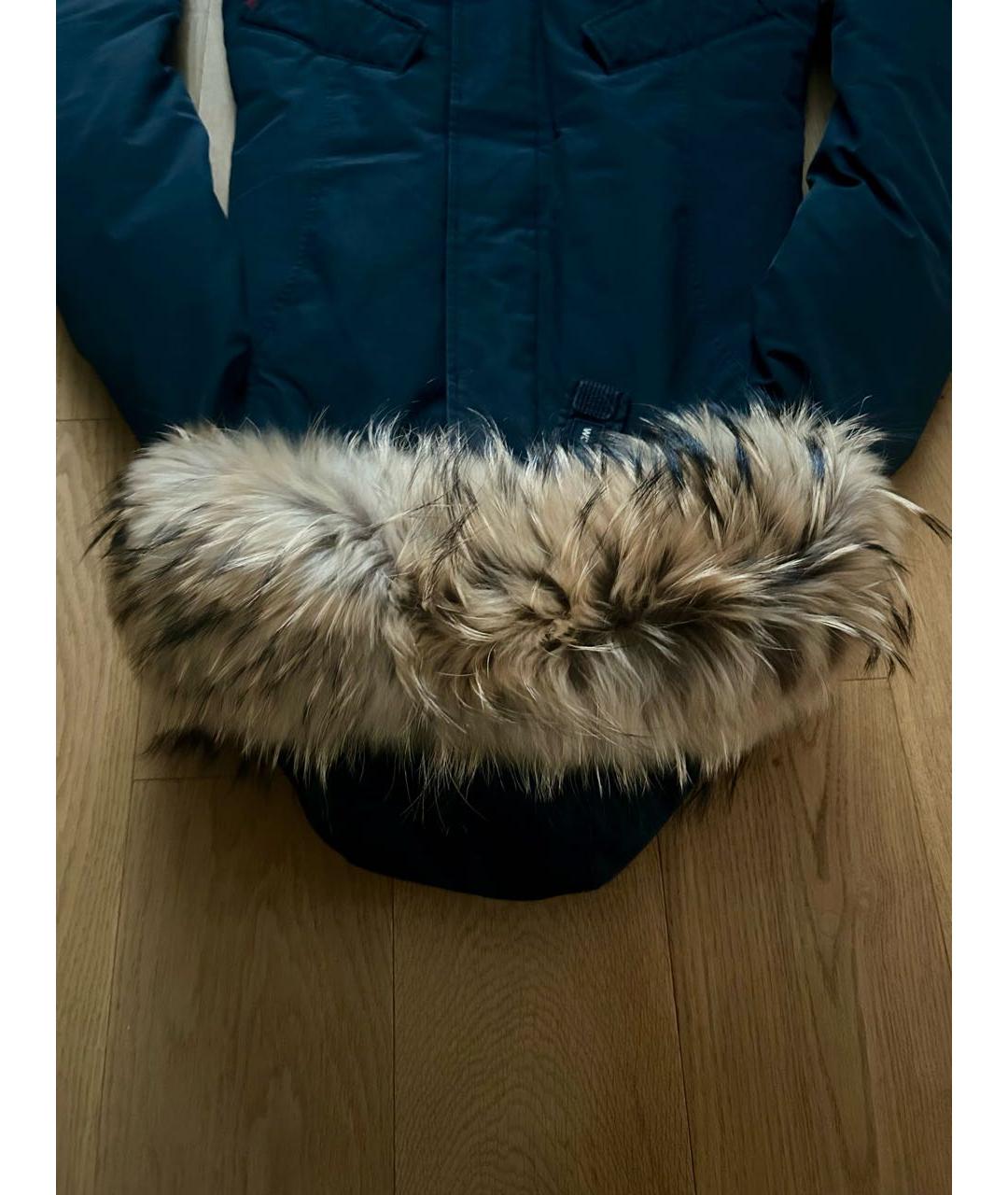 WOOLRICH Темно-синий пуховик, фото 3