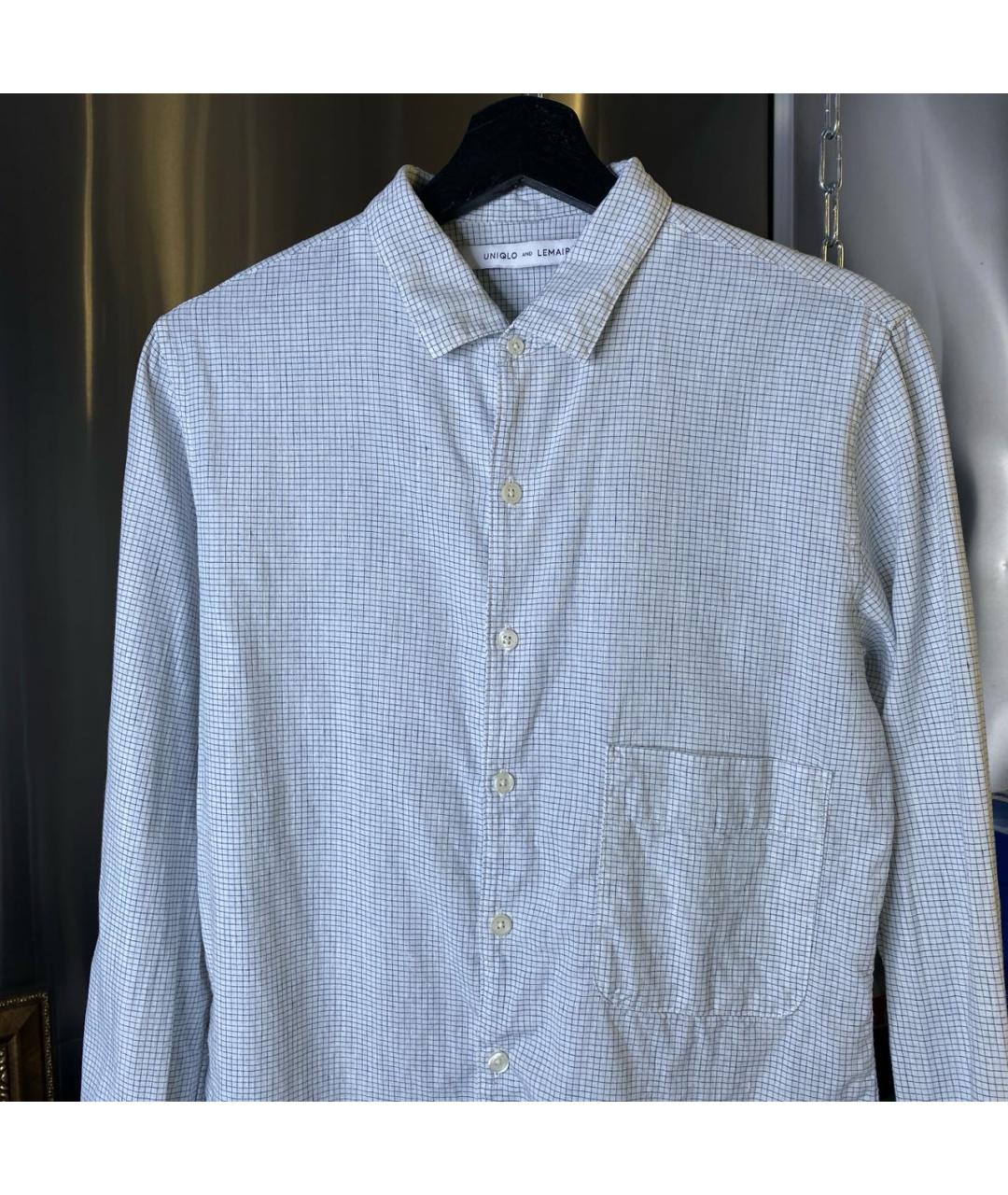 LEMAIRE Голубая льняная рубашка, фото 2