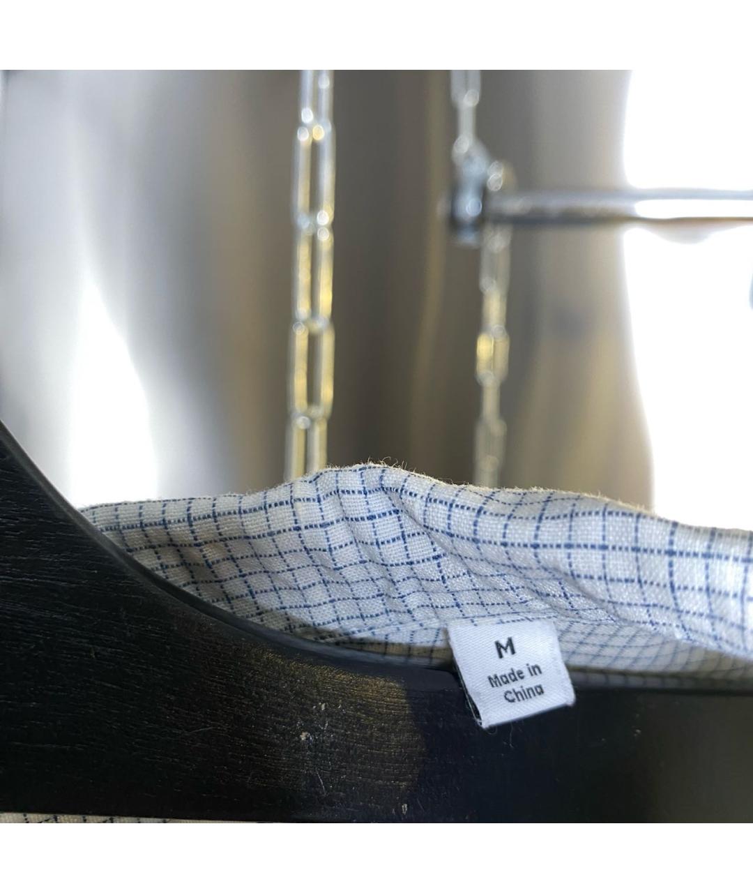 LEMAIRE Голубая льняная рубашка, фото 8