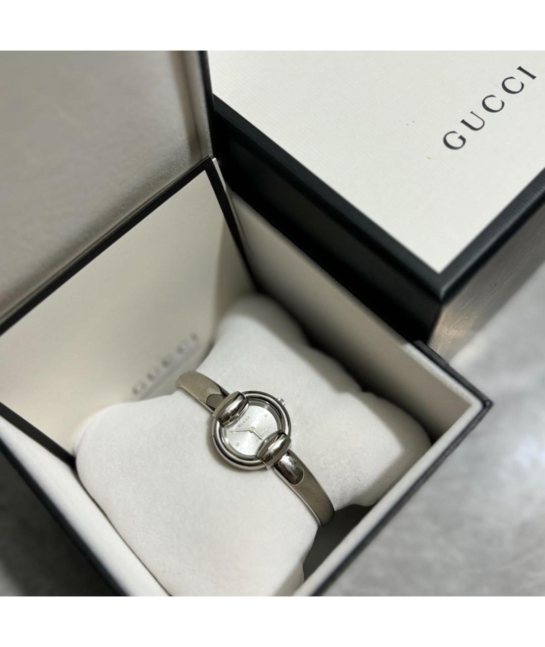 GUCCI Серебряные часы, фото 7