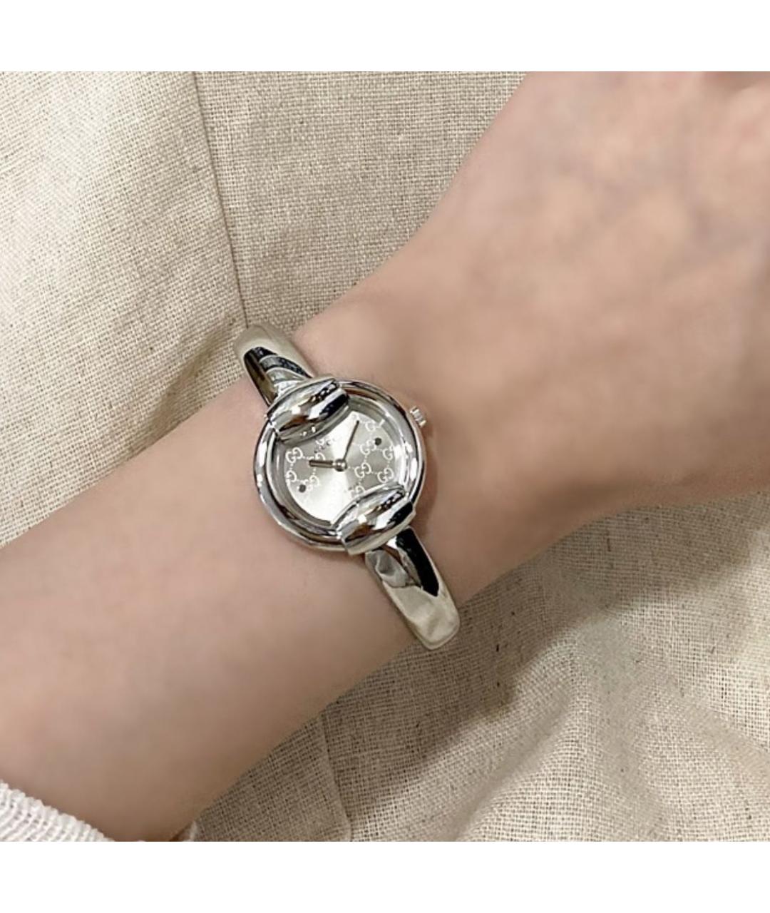 GUCCI Серебряные часы, фото 5