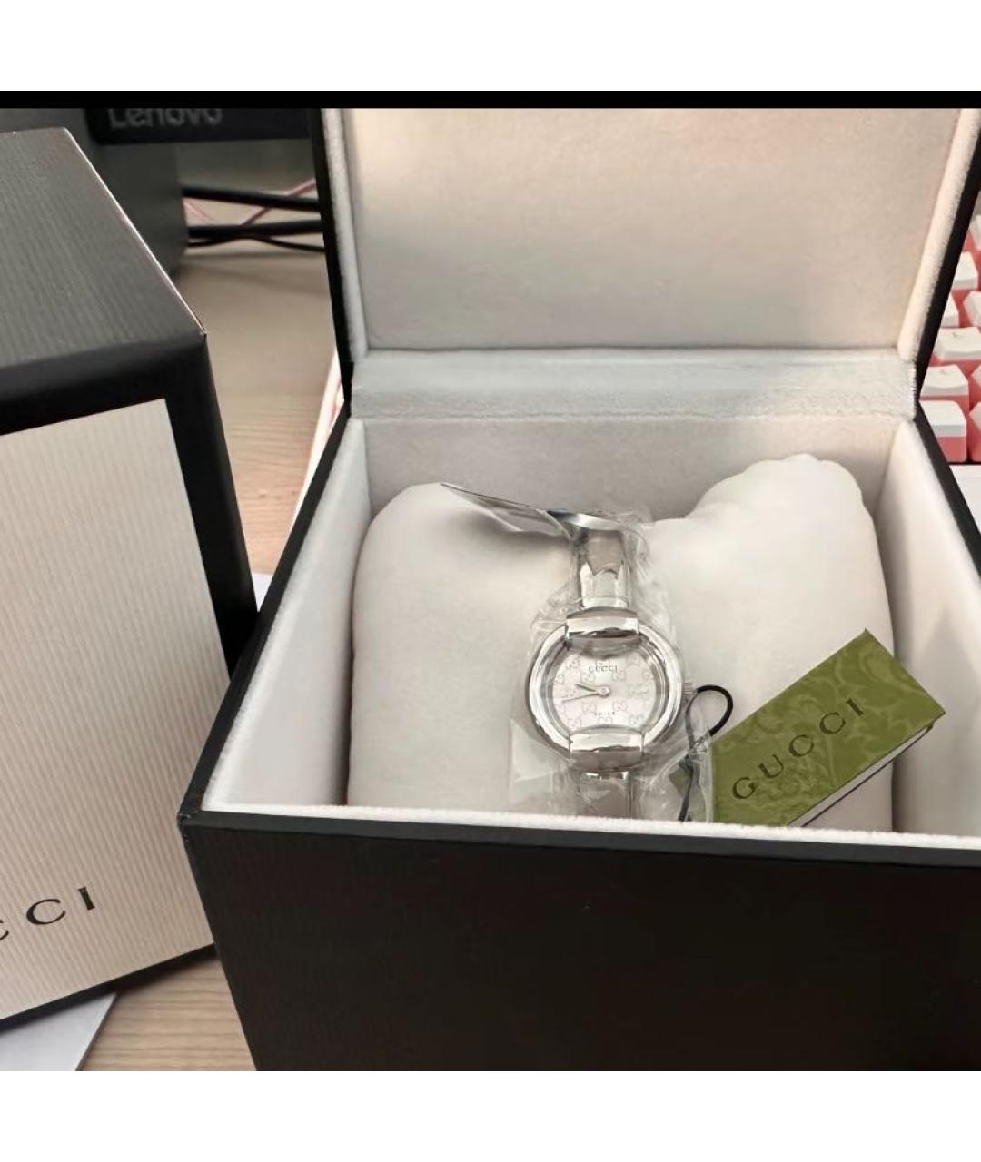 GUCCI Серебряные часы, фото 8