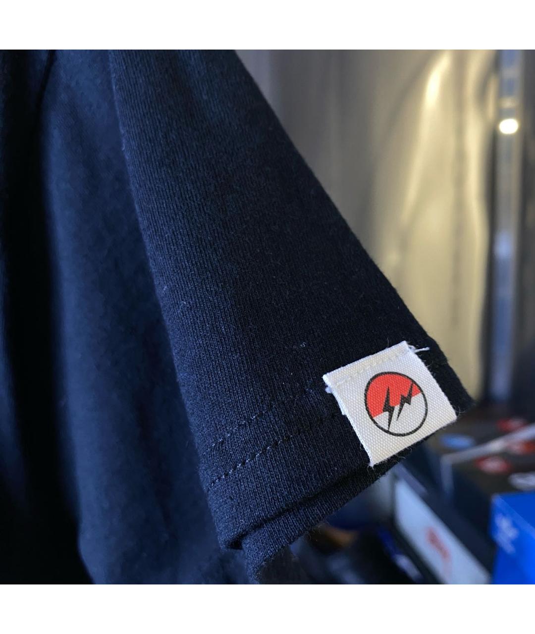 FRAGMENT DESIGN Черная хлопковая футболка, фото 6