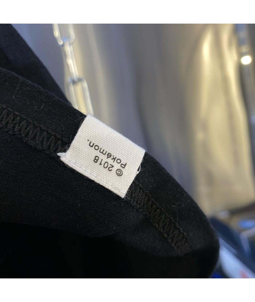 FRAGMENT DESIGN Черная хлопковая футболка, фото 7