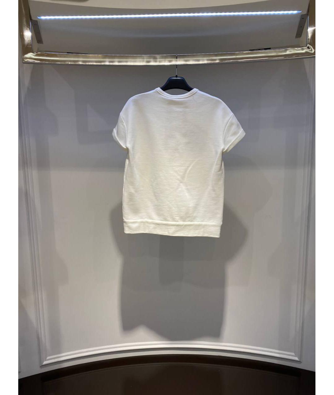 NO. 21 Белая хлопковая футболка, фото 3