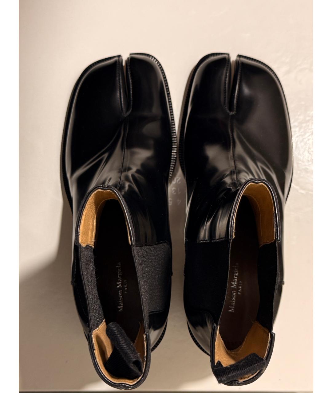 MAISON MARGIELA Черные ботильоны из лакированной кожи, фото 3