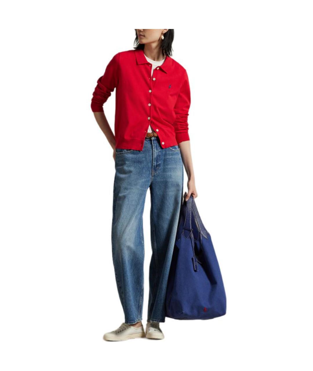 POLO RALPH LAUREN Красный джемпер / свитер, фото 2