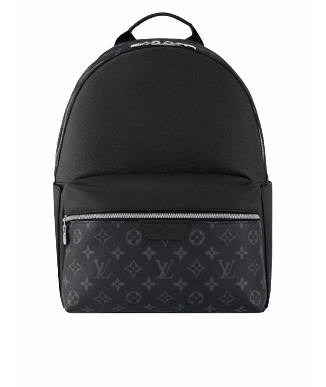 LOUIS VUITTON Черный кожаный рюкзак, фото 1