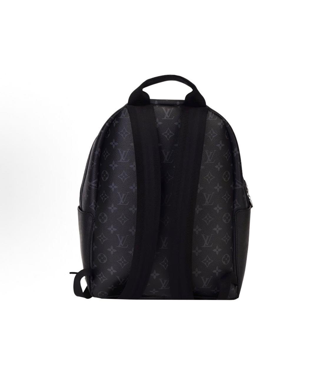 LOUIS VUITTON Черный кожаный рюкзак, фото 4