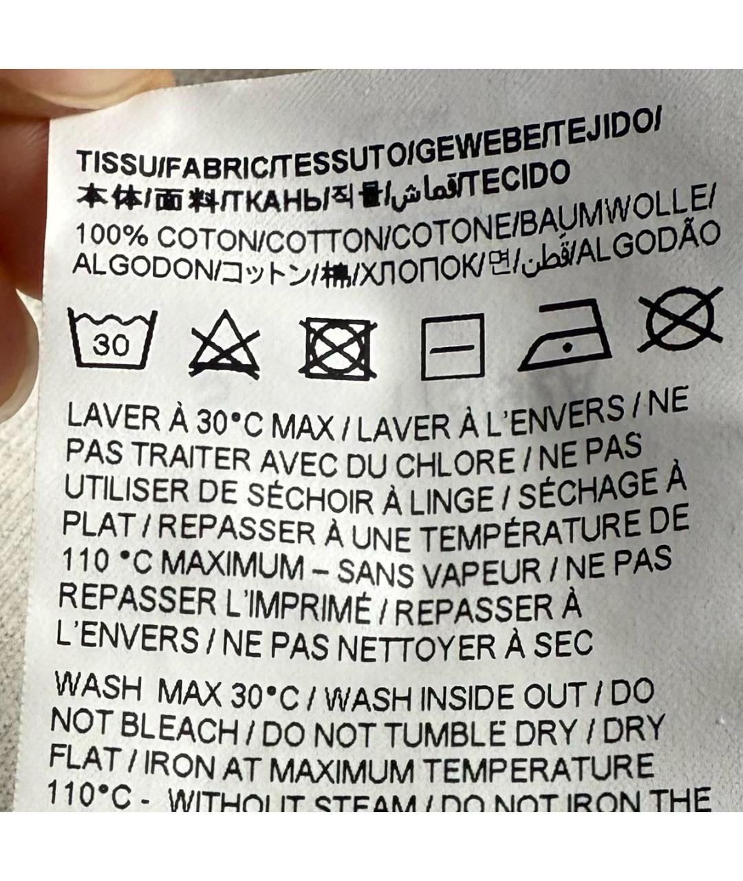 SAINT LAURENT Хлопковая футболка, фото 5