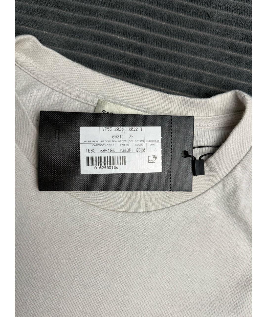 SAINT LAURENT Белая хлопковая футболка, фото 6