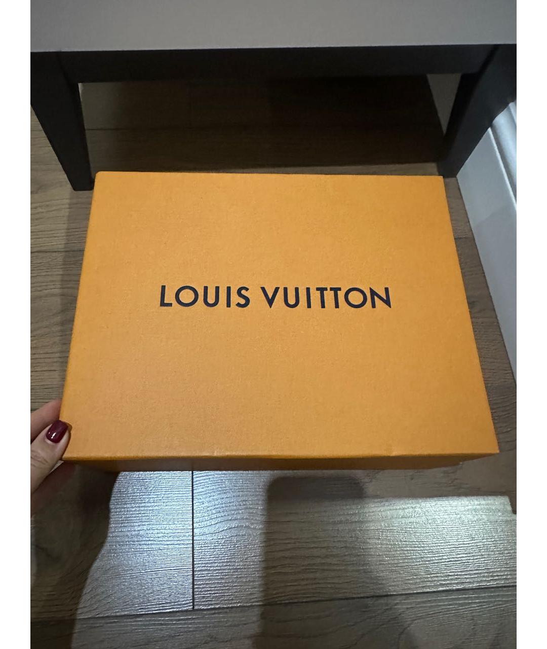 LOUIS VUITTON Белые текстильные кроссовки, фото 4