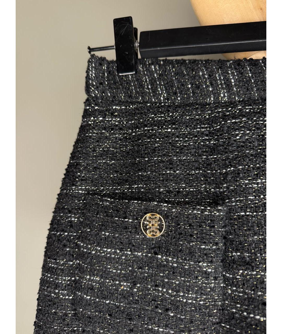 SANDRO Черная юбка мини, фото 7