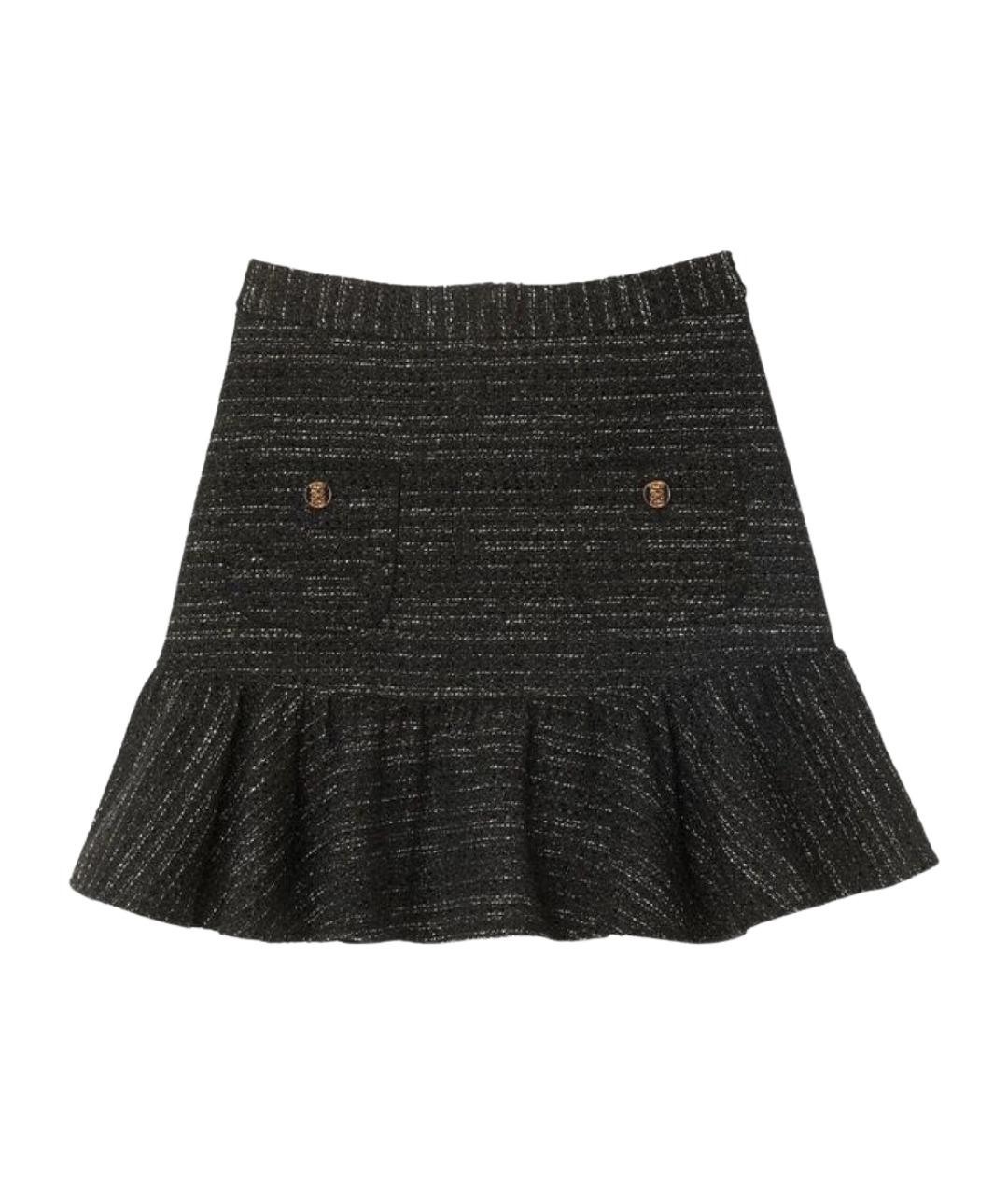 SANDRO Черная юбка мини, фото 1
