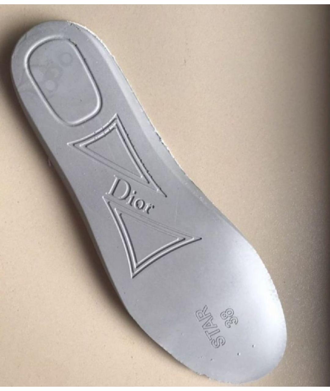 CHRISTIAN DIOR Белые кожаные кроссовки, фото 4