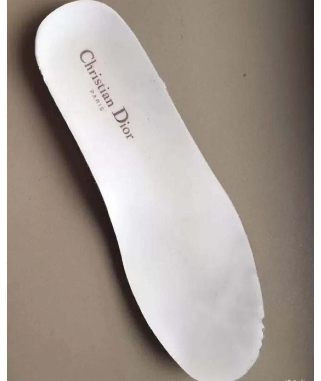 CHRISTIAN DIOR Белые кожаные кроссовки, фото 3