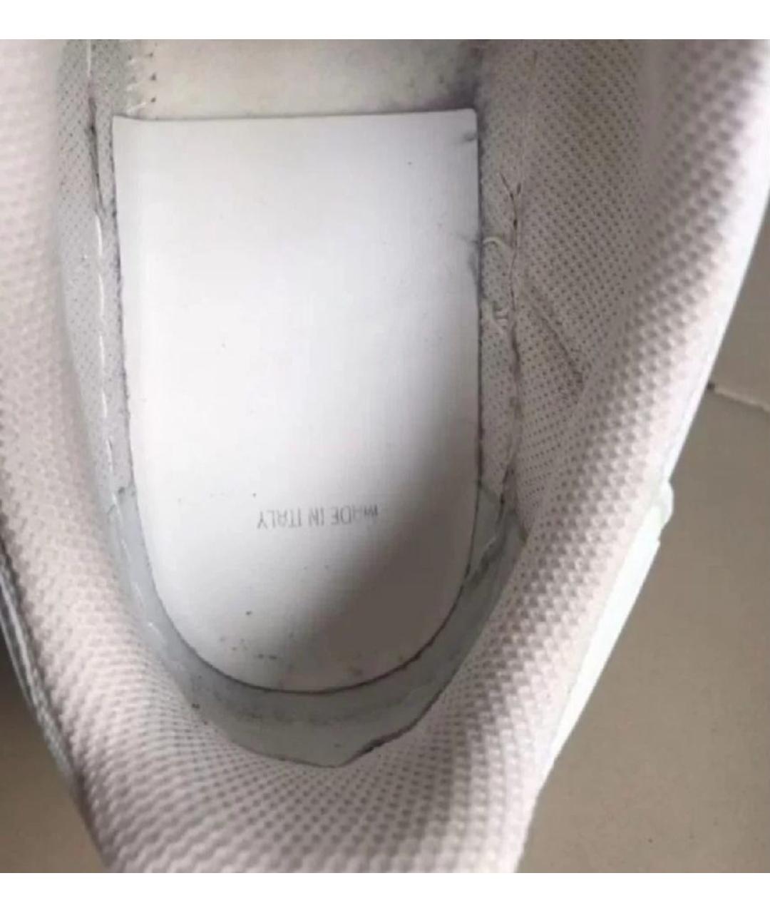 CHRISTIAN DIOR Белые кожаные кроссовки, фото 5