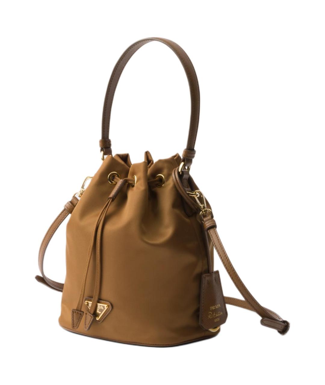 PRADA Коричневая сумка с короткими ручками, фото 2