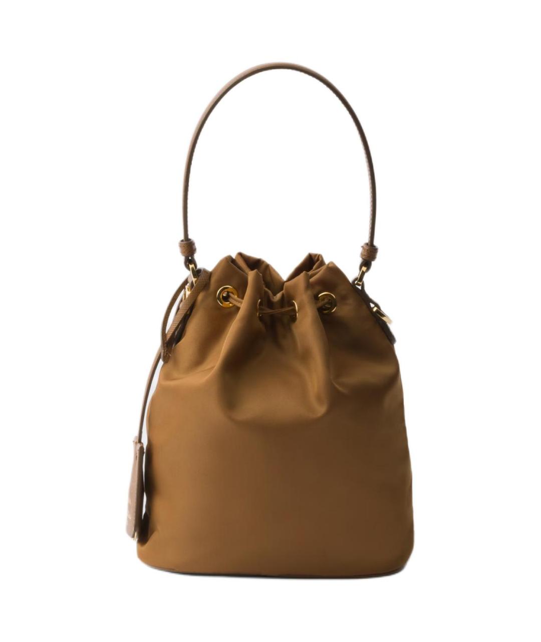 PRADA Коричневая сумка с короткими ручками, фото 3