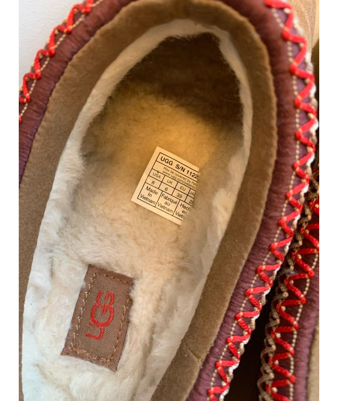 UGG AUSTRALIA Коричневые замшевые мюли, фото 7