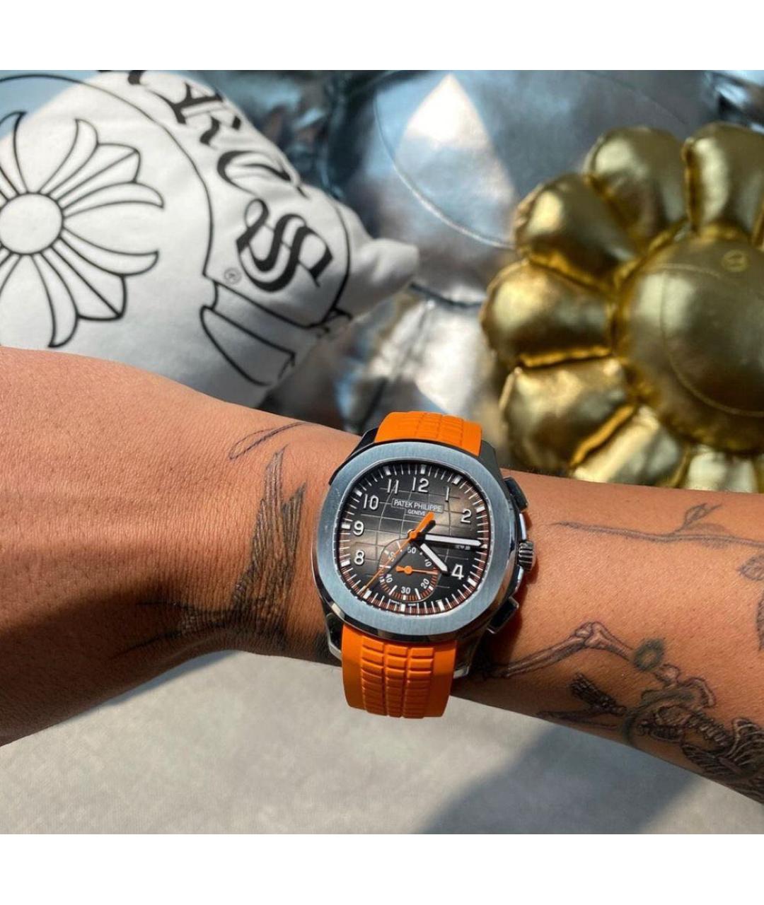 PATEK PHILIPPE Оранжевое часы, фото 3